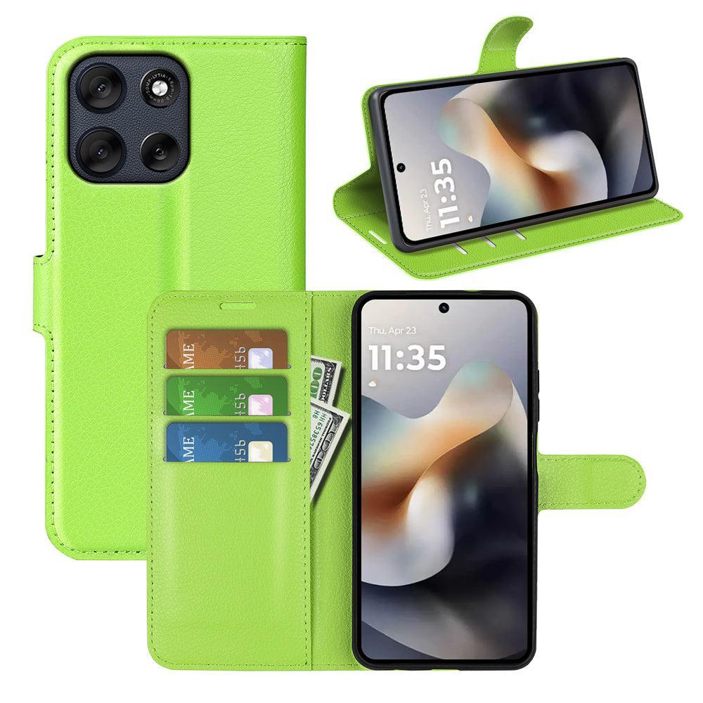 Moto G56 5G PU Wallet Case [Green]