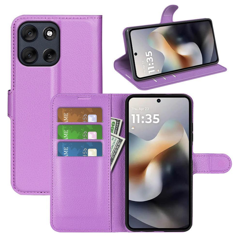 Moto G56 5G PU Wallet Case [Purple]