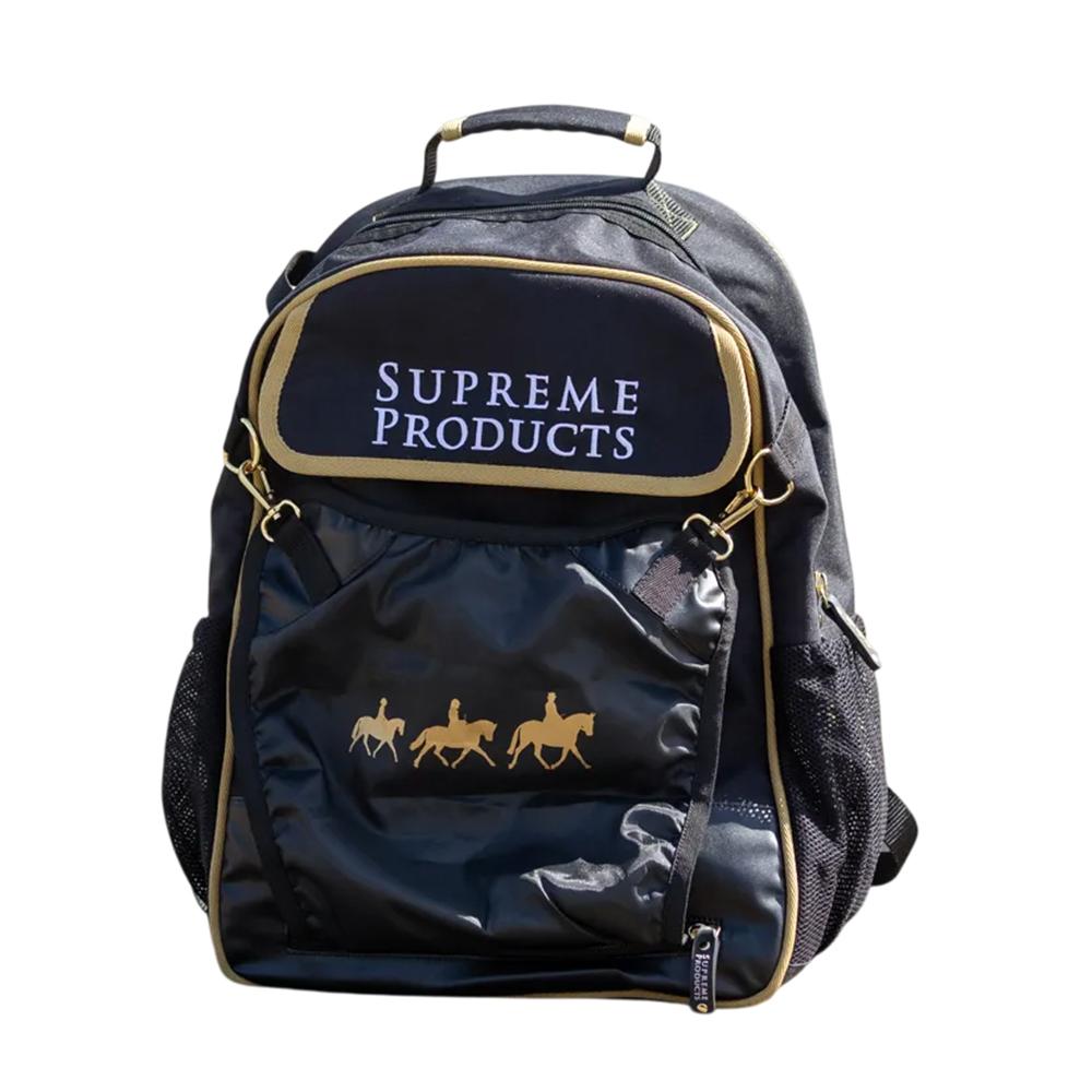 Supreme Products Pro Groom Logo Rucksack (Black/Gold) (One Size)