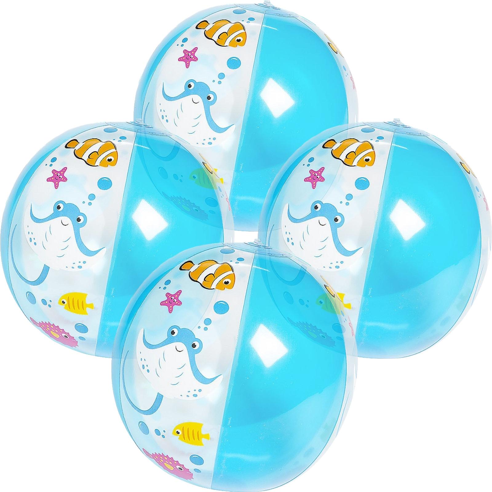 Inflatable Sea Life Beach Balls 28cm (Pack of 12)
