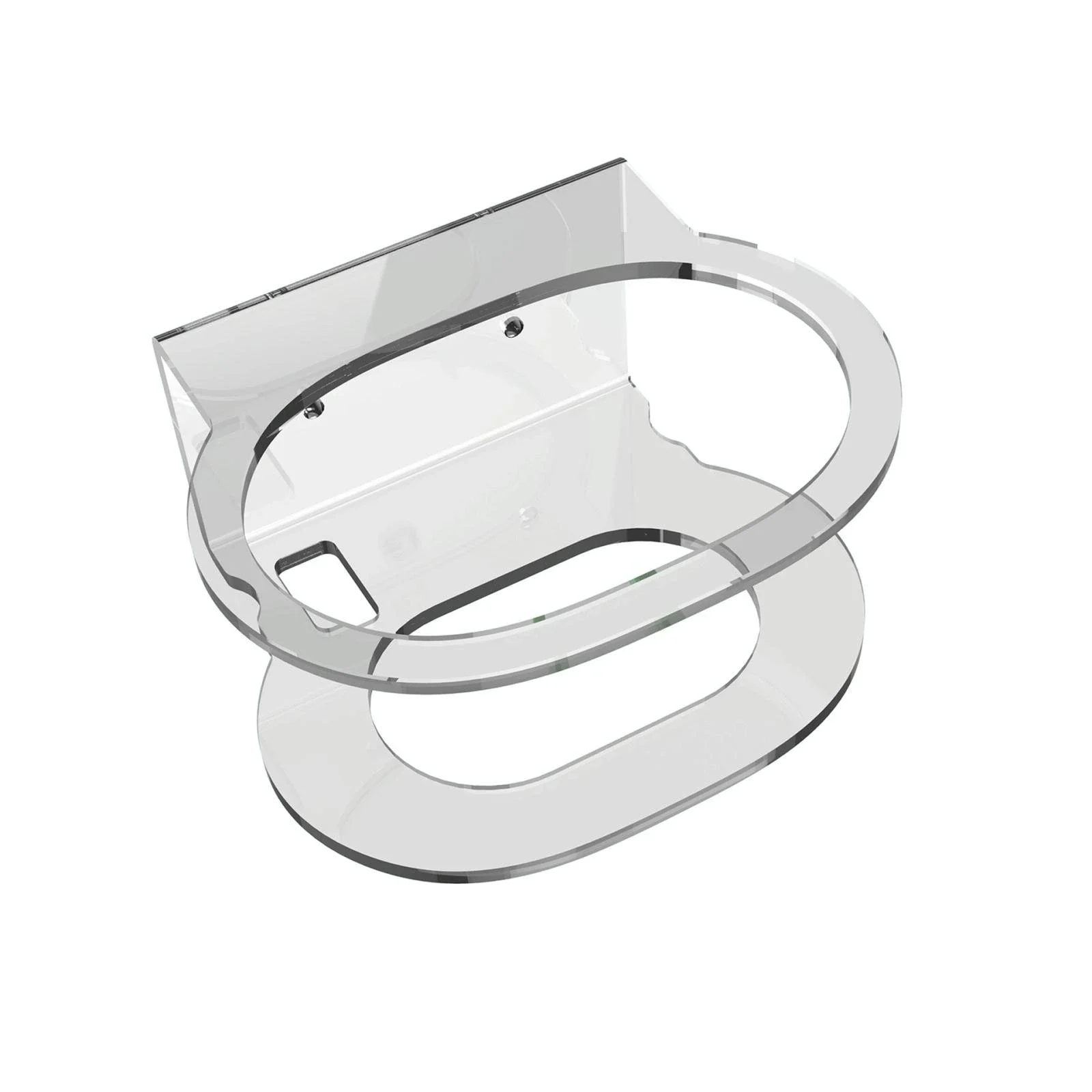 Pair Of Wall Mounts For Google Nest Audio - Clear White