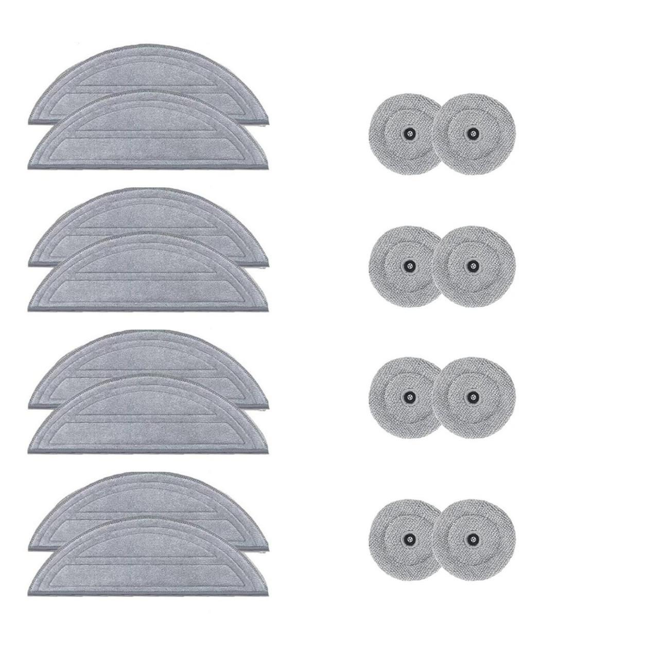 8x Mopping Pads For Roborock Saros 10 Robot Vacuum Cleaners