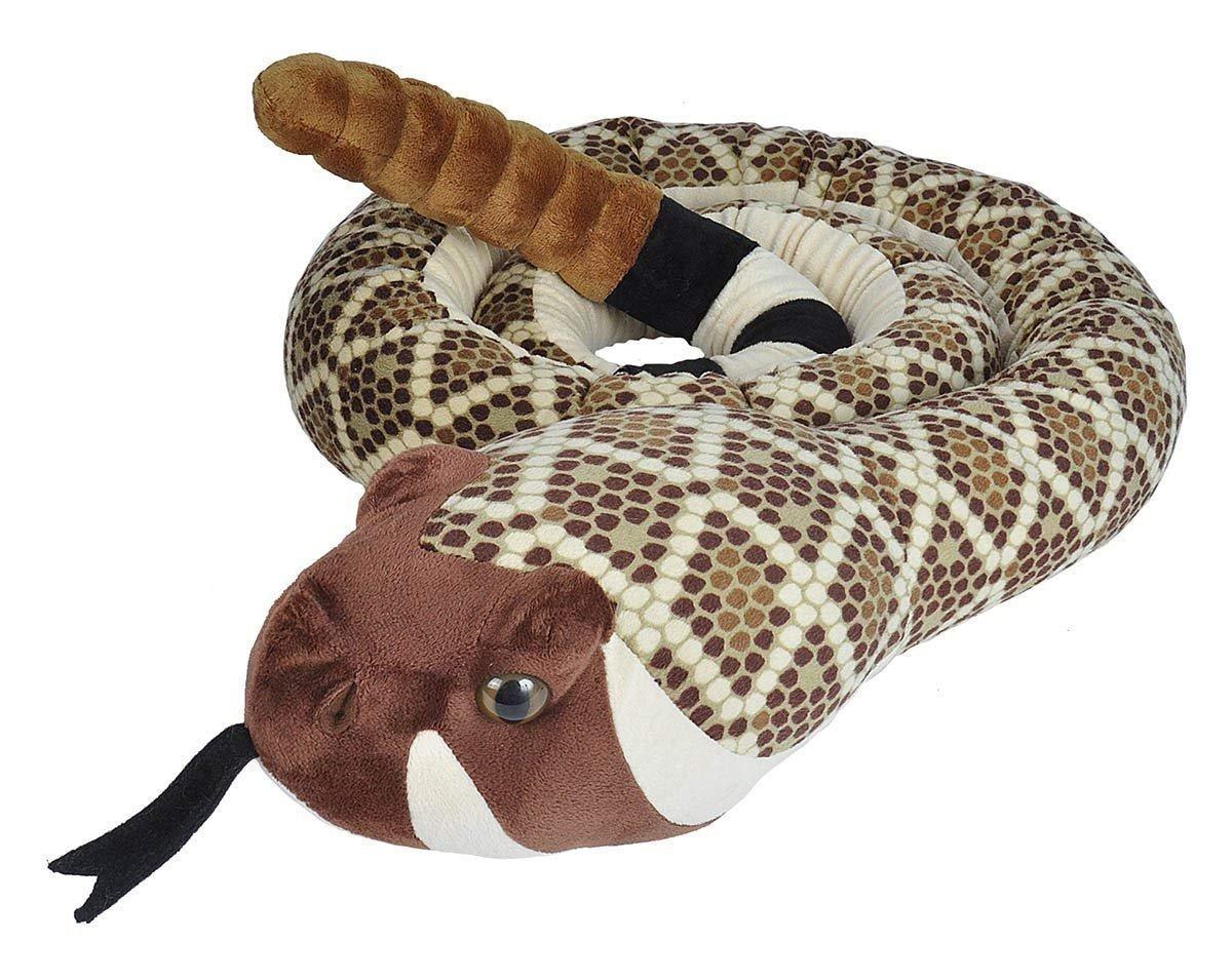 Jumbo Plush Western Diamondback Rattlesnake