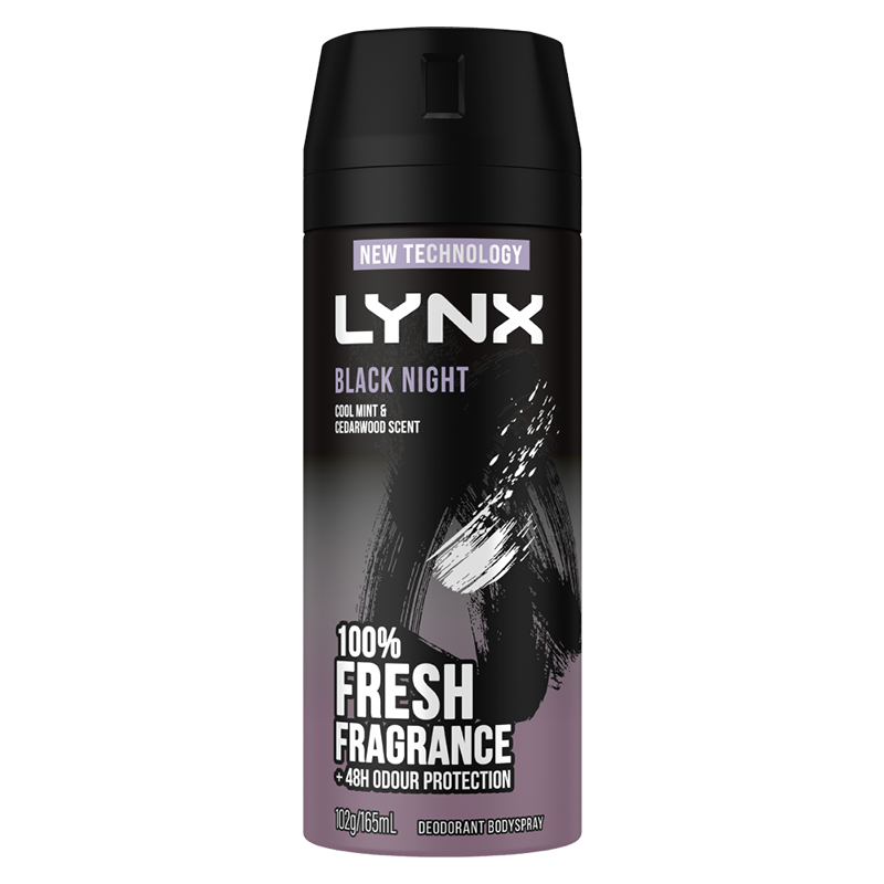 Lynx Black Night Deodorant Body Spray 165ml