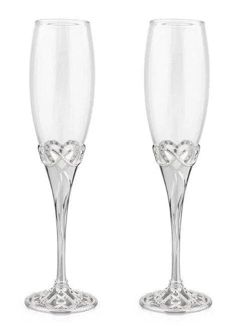 Whitehill Barware - Infinity Toasting Flutes Pair