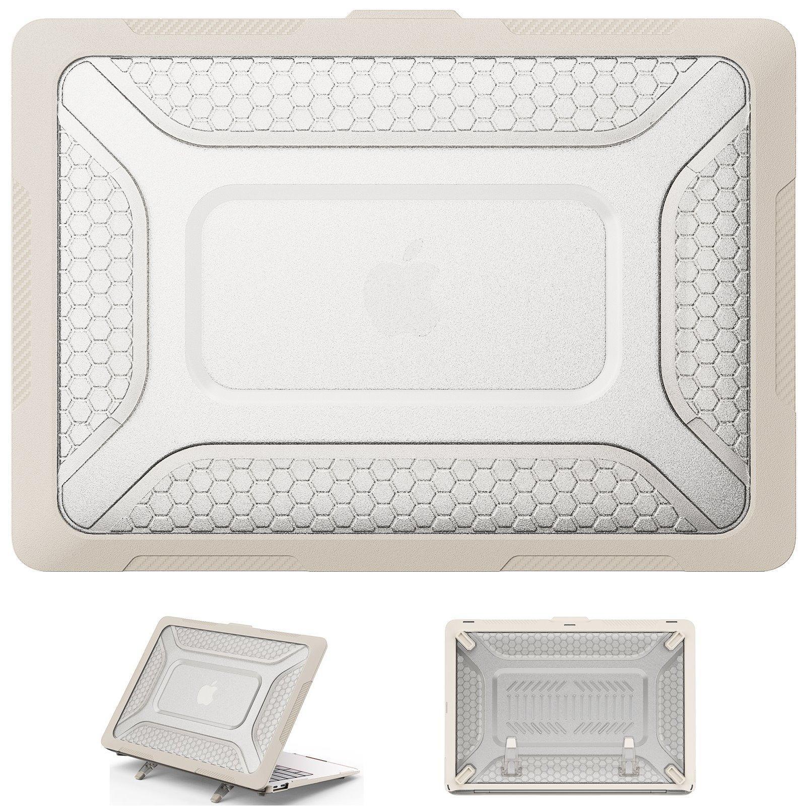 MCC Shockproof MacBook Pro 14-inch M4 2024 Tough Case Cover Apple-A3112 A3185 A3401 [Champagne]