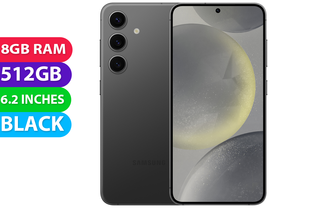 Samsung Galaxy S24 5G (512GB, Onyx Black, Global Ver) - Refurbished - As New