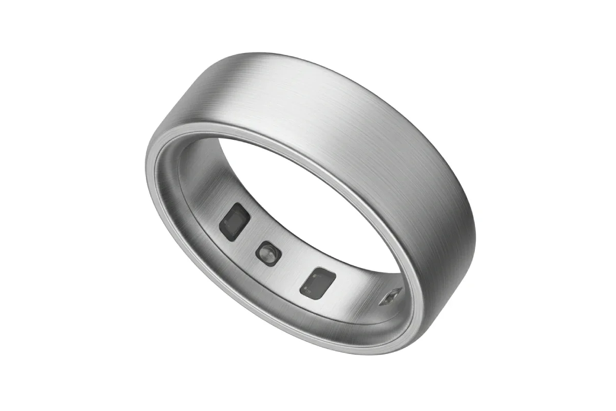 Oura Ring 4 (Brushed Silver, Size 5)