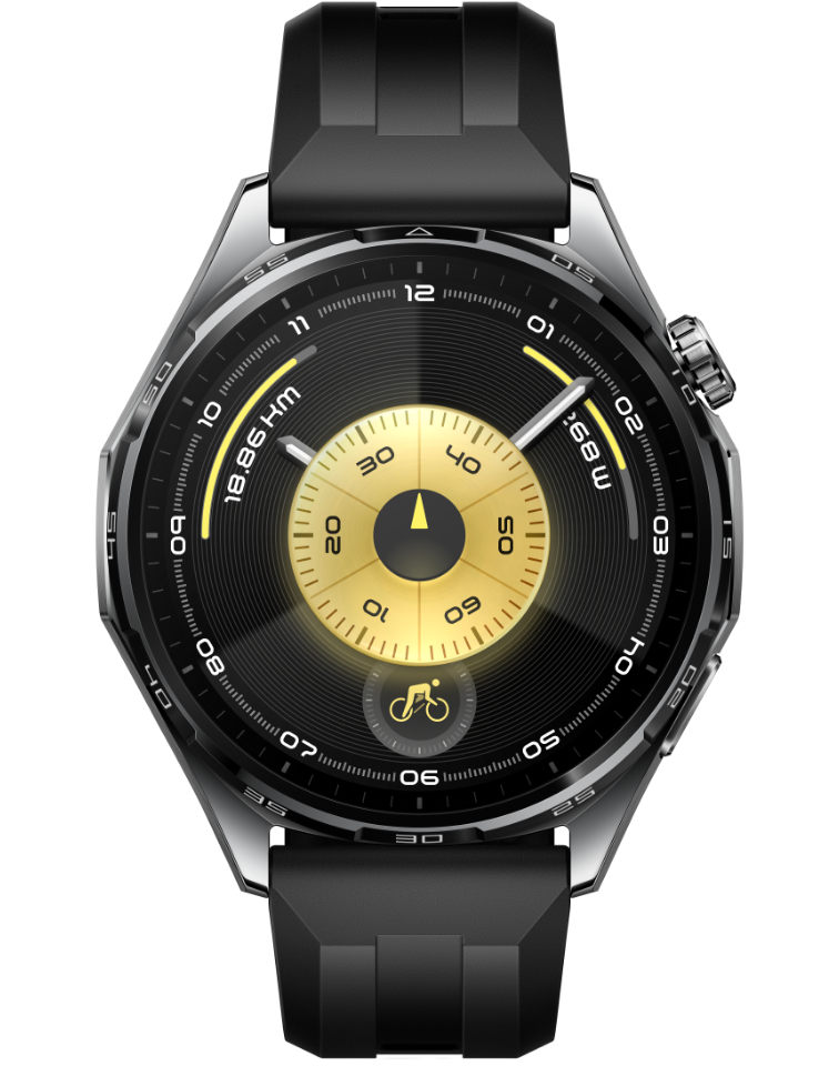 Huawei Watch GT6 46mm ATM-B19 Fluoroelastomer Strap Smart Watch Black
