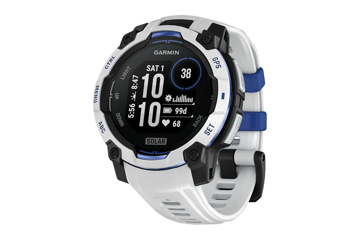 Garmin Instinct 3 Solar Smart Sports Watch (Whitestone, 45mm)