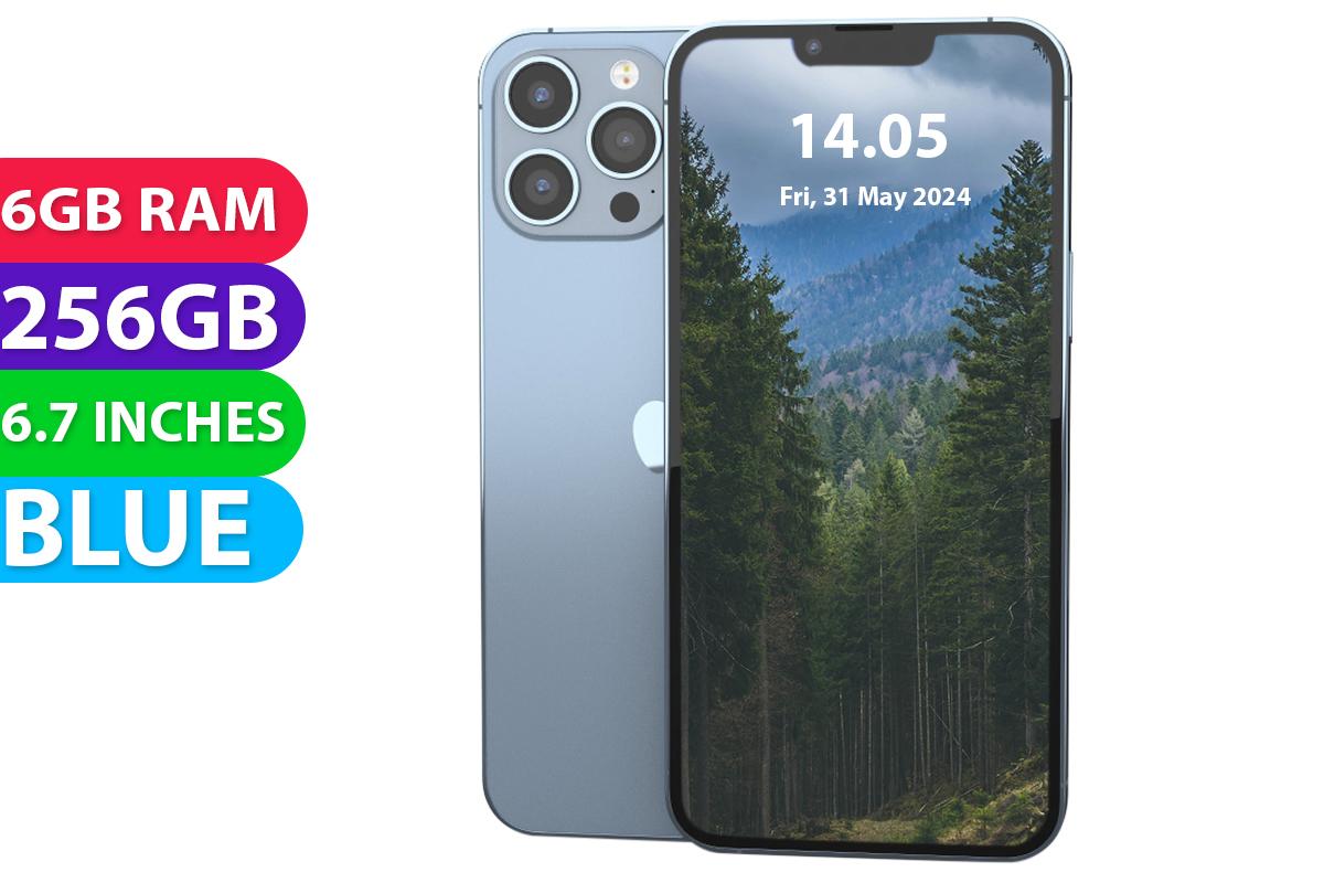 Apple iPhone 13 PRO MAX (256GB, Sierra Blue, Global Ver) - Very Good - Refurbished