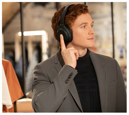 Sony WH-1000XM4 Wireless Noise Cancelling Headphones Black