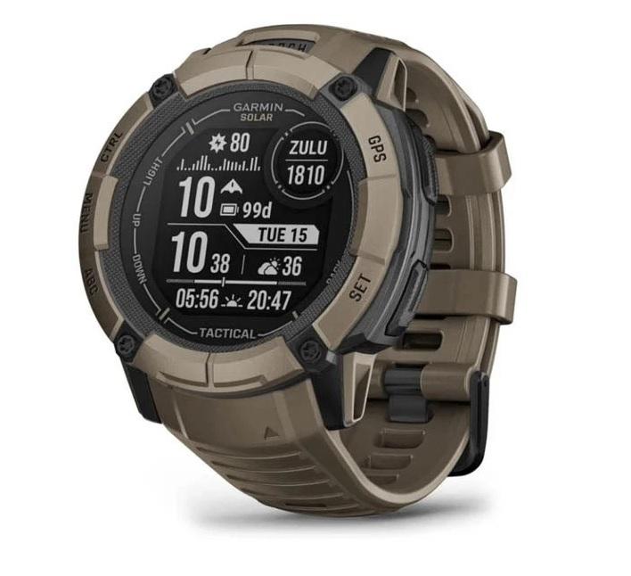 Garmin Instinct 2X Solar Tactical Edition Watch Coyote Tan Gps