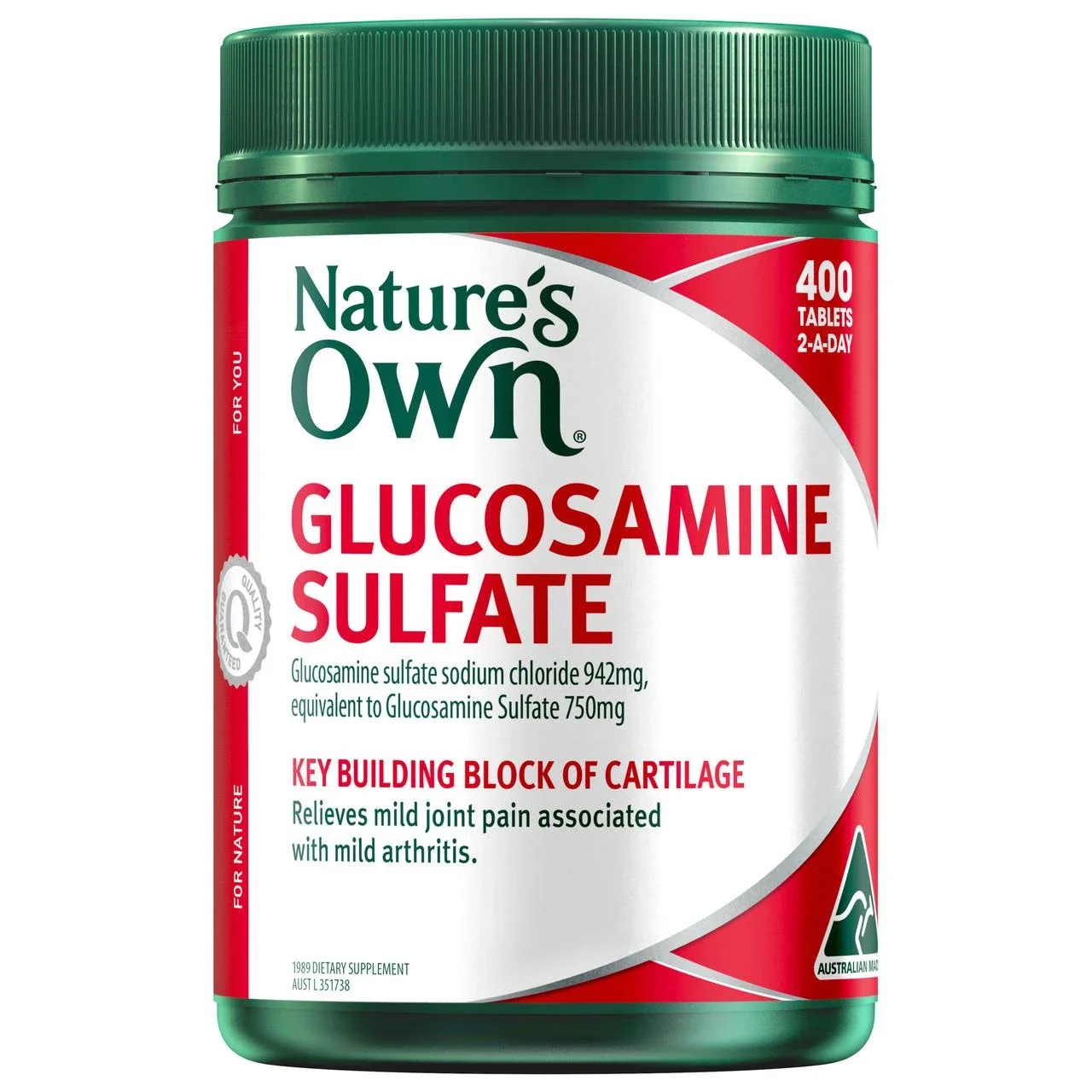 Nature's Own Glucosamine Sulfate Tablets 400