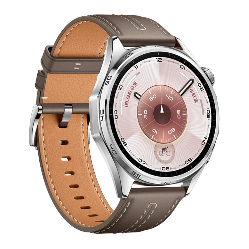 Huawei Watch GT 6 46mm Smart Watch - Grey composite leather strap