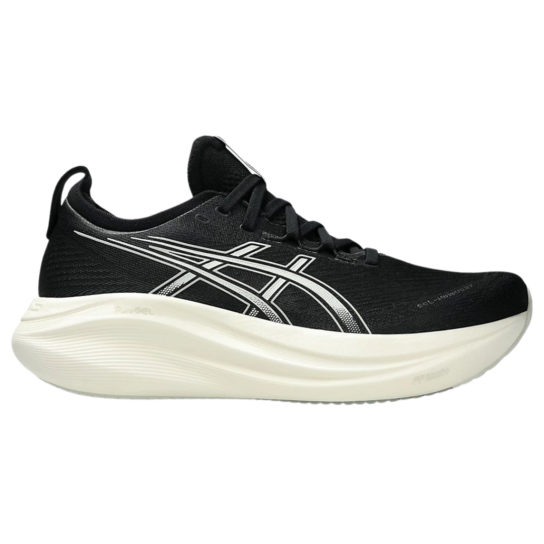 Asics Nimbus 27 - Women's - Black/ Lake Grey - US 10
