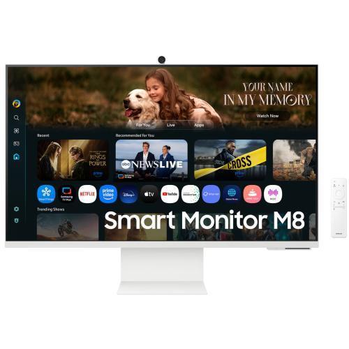 Samsung M8 32" 4K UHD New AI Smart Monitor - Black Color
