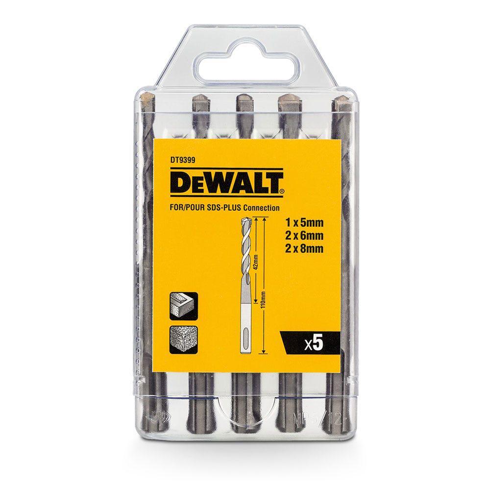 DEWALT 2 Cutter SDS Plus EXTREME Set - 5 Piece DT9399-QZ