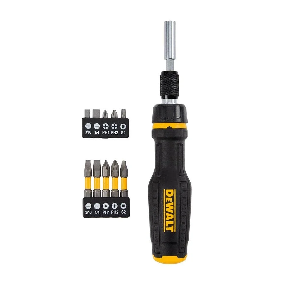 DEWALT 1 4 Ratcheting Screwdriver Set - 10 Piece DWHT68001-0