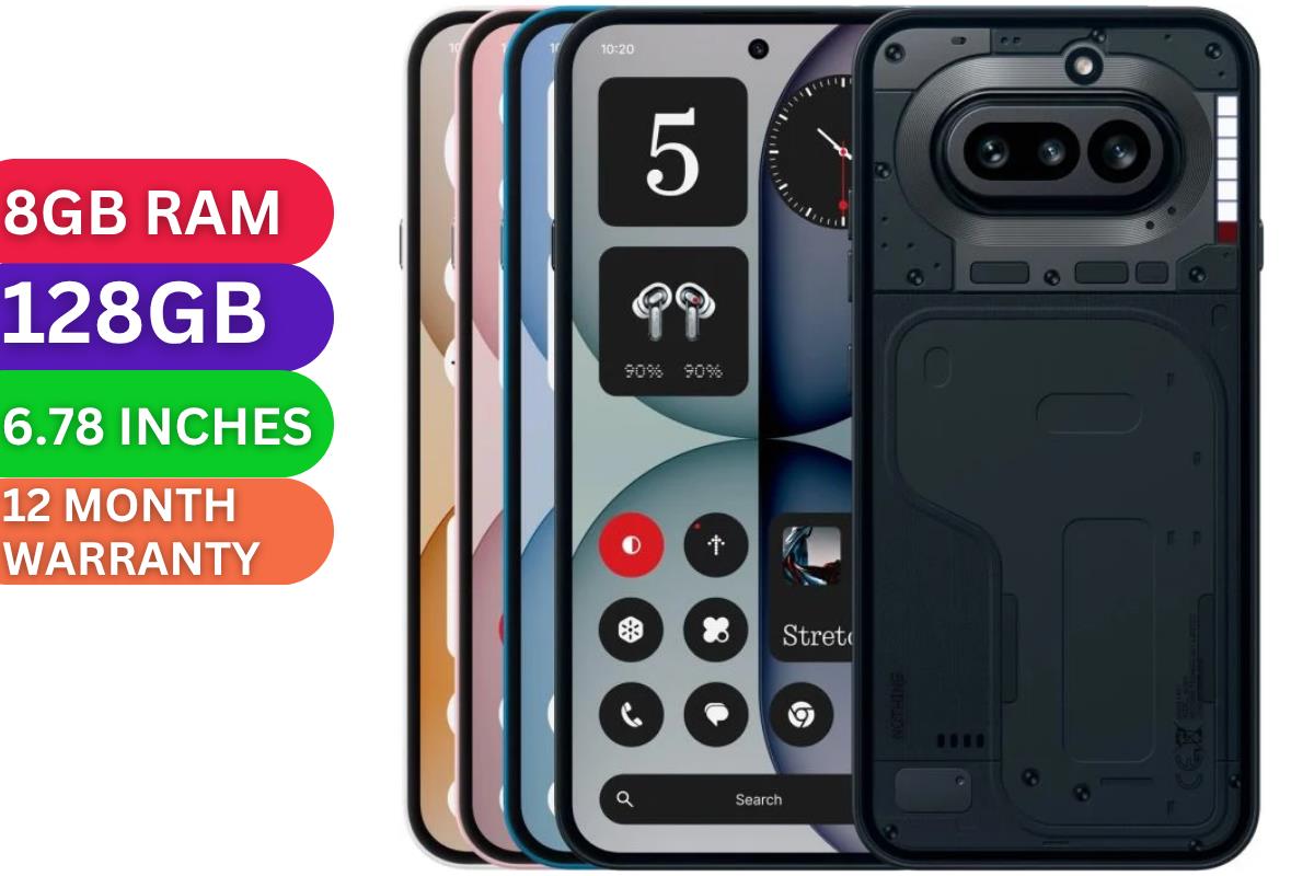 Nothing Phone (4a) Dual SIM 5G (8GB RAM, 128GB, White) - BRAND NEW