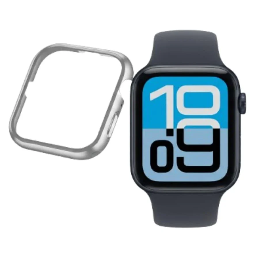 Protective Case for Apple SE (3rd gen) watch (44mm) (Silver)
