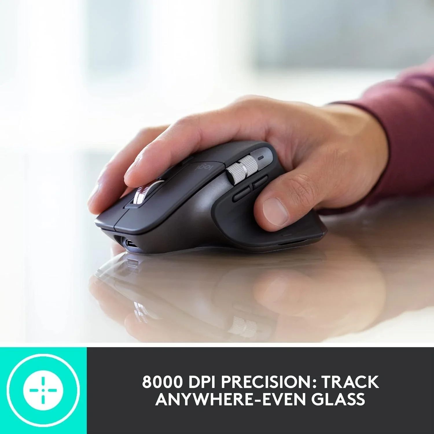 Logitech MX Master 3S Mouse (Bluetooth Edition) Graphite