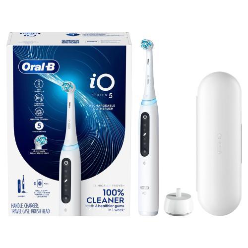 Oral-B iO Series 5 (White) with charging stand Electric Toothbrush and travel