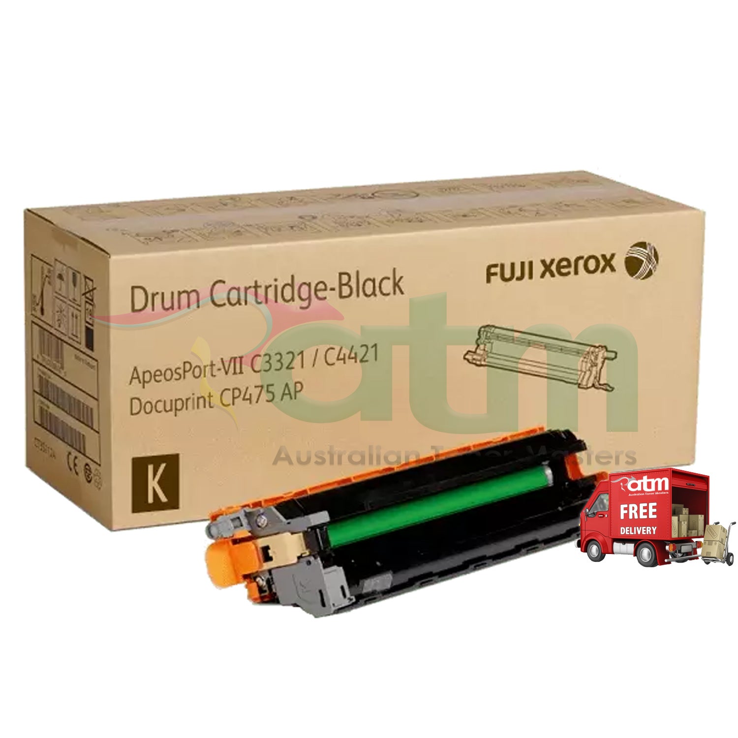 Fuji Xerox CT351220 Black Drum DocuPrint CP475AP