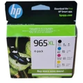 HP 965XL 6ZD23AA BK-C-Y-M Genuine Ink Cartridges VP