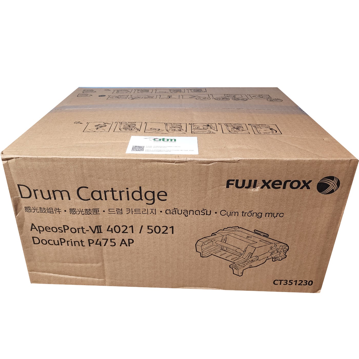Fuji Xerox CT351230 Genuine Drum Cartridge P475 AP