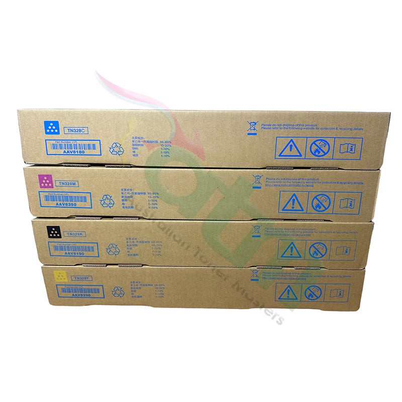 Compatible Konica Minolta TN328 Cartridges Value Pack