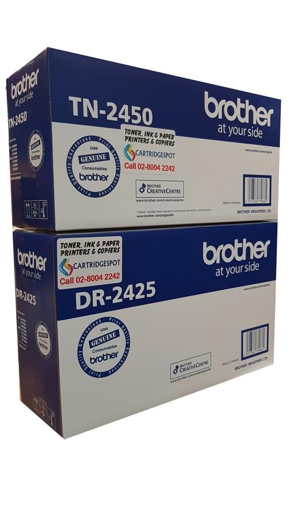 Brother DR-2425 / TN-2450 Combo Deal