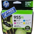 HP 955XL-3YP12AA Genuine-Ink-Cartridges Value-Pack