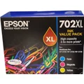 Epson 702XL C13T345592 CMY Genuine Value Pack Ink Cartridges