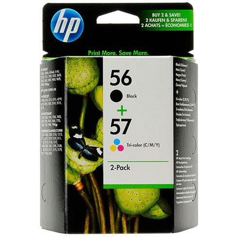 HP 56 HP 57 CC629AA Genuine Ink Cartridges Combo Deal
