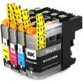 Compatible Brother LC233 Ink Cartridges 4 Pack