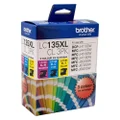 Brother LC135XL Genuine 3 Pack Ink Cartridges